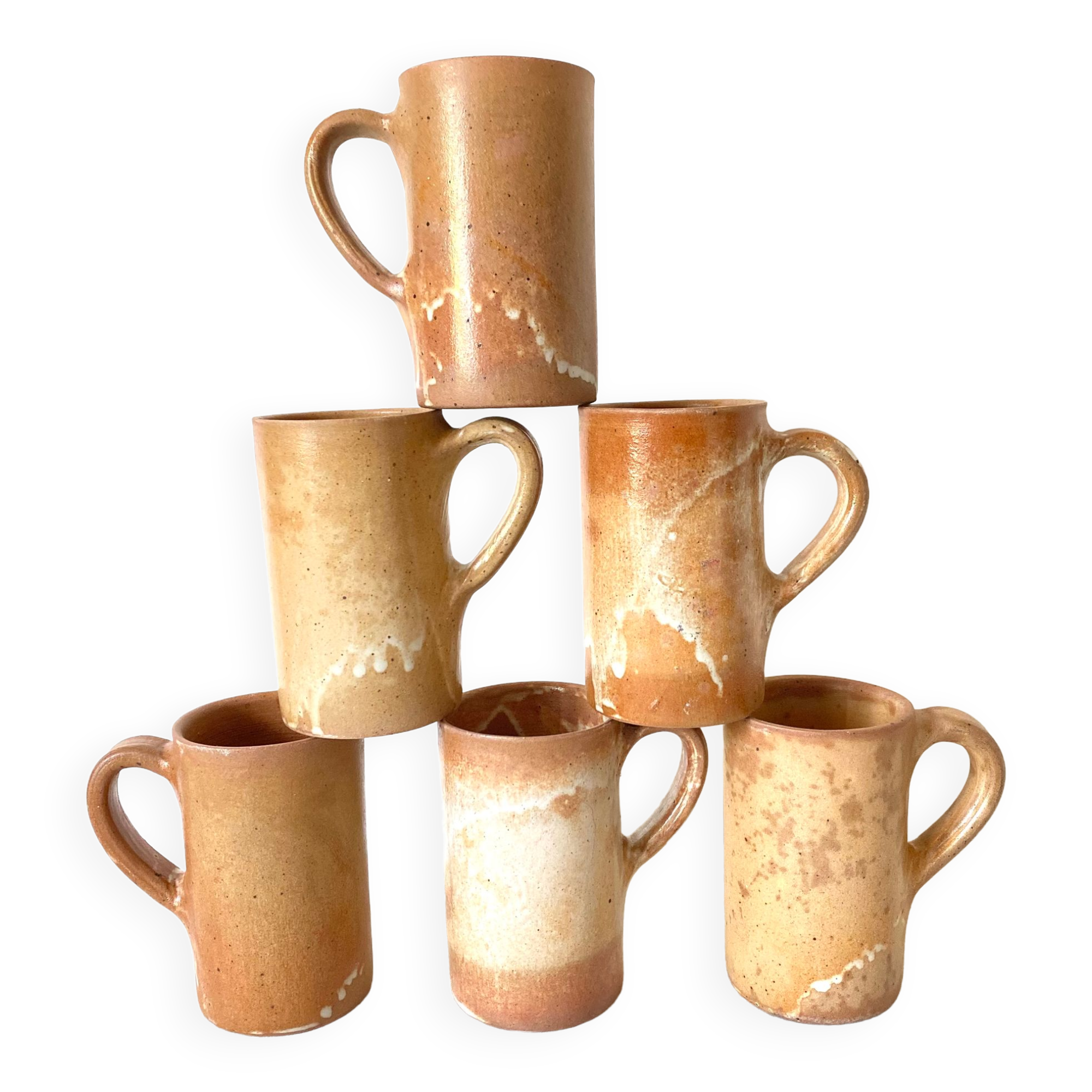 Vintage stoneware mugs