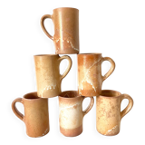 Vintage stoneware mugs