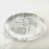 Oval serving dish, butter dish, Niderviller, 1970s