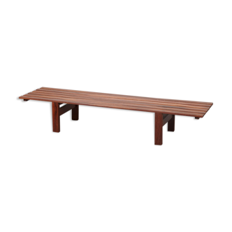 Mahogany slat bench 1960