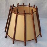 Rattan lampshade