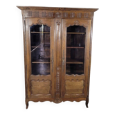 Small carved oak library