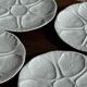 Set of 4 oyster plates Limoges France D25