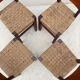 4 modernist chairs from the 1950s.