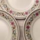 Porcelain dessert plates from the German brand Schonwald