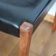 Lot de 8 chaises scandinaves palissandre skaï