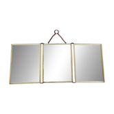 Antique Triptych Mirror