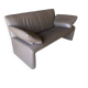 JP Audebert linear model 3-seater sofa in mocha leather