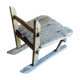 Sleigh child folk art Alps early XX th