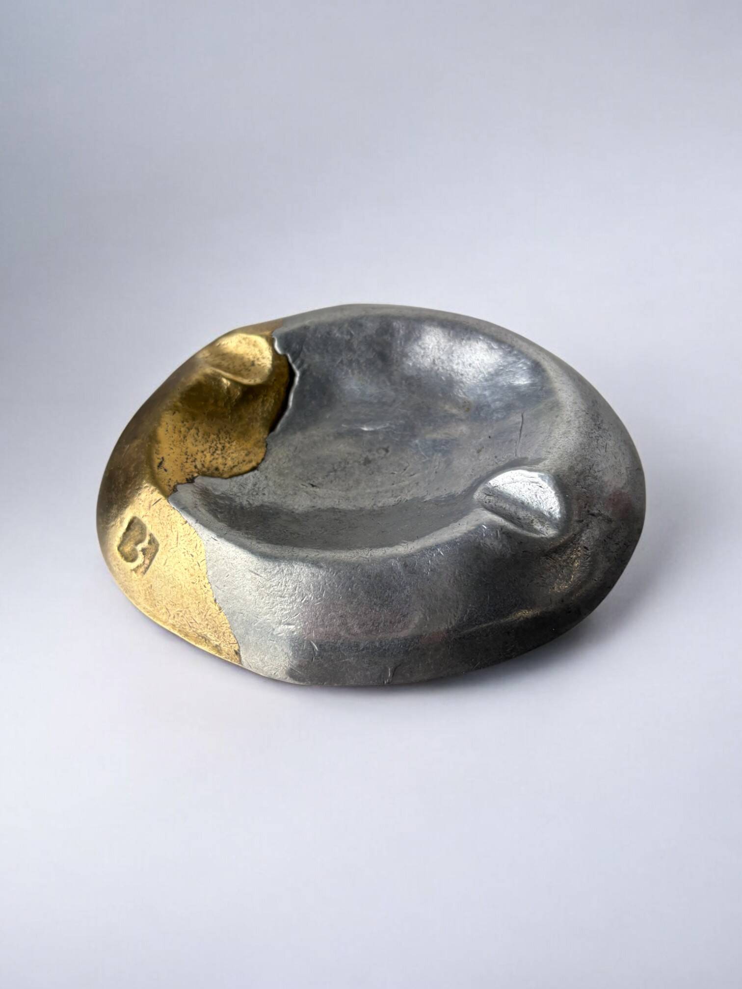 Brutalist ashtray by Arte3, 1980, Spain