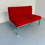 Vintage 2-seater sofa from the 70s, Artifort design, red