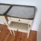Pair of ancient bedside tables