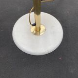 Articulated arm floor lamp