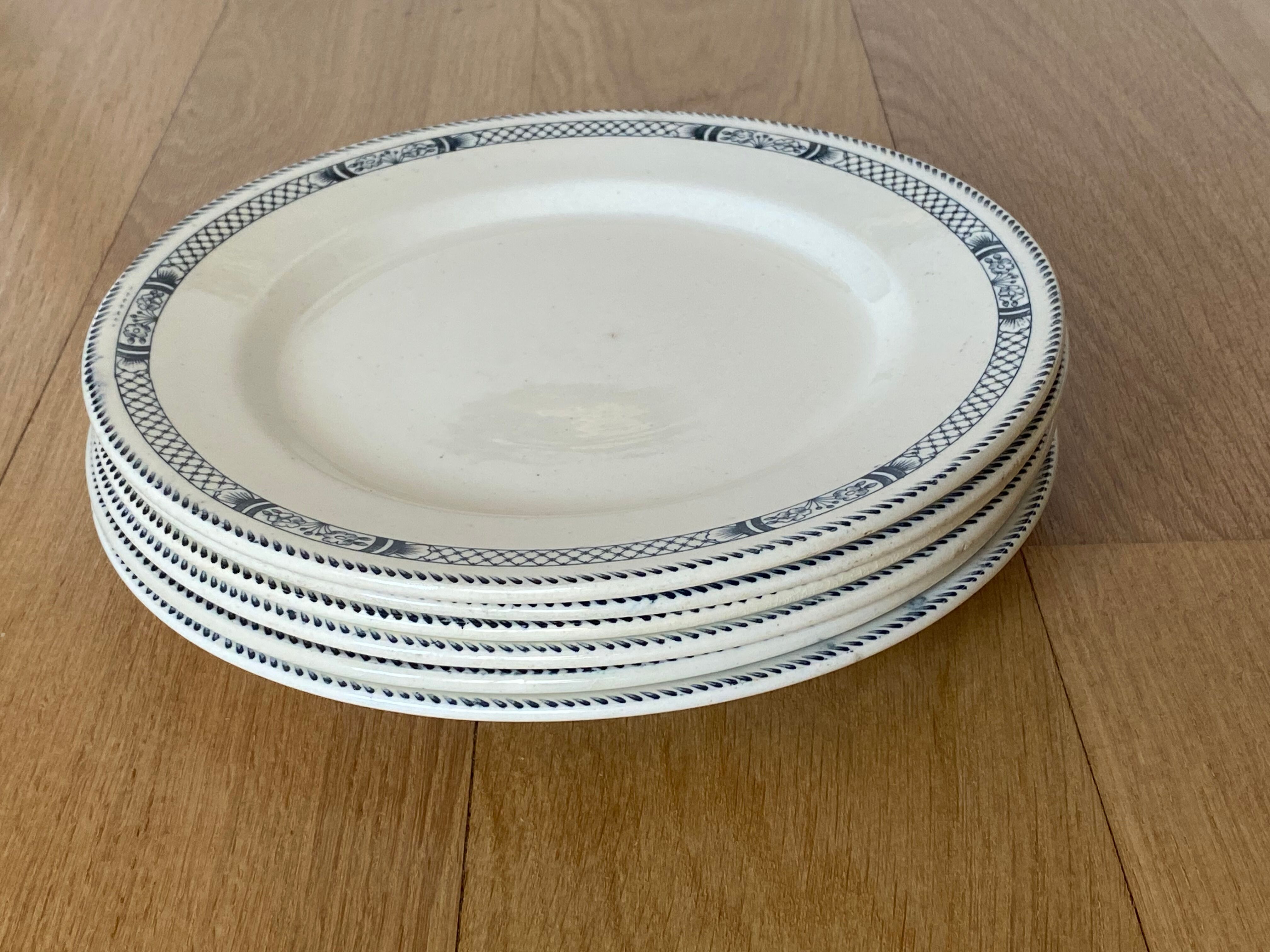 6 plates Iron Earth. Salins model Vauban