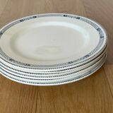 6 plates Iron Earth. Salins model Vauban