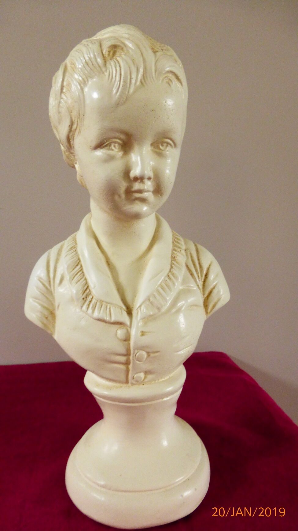 Pair of ceramic busts
