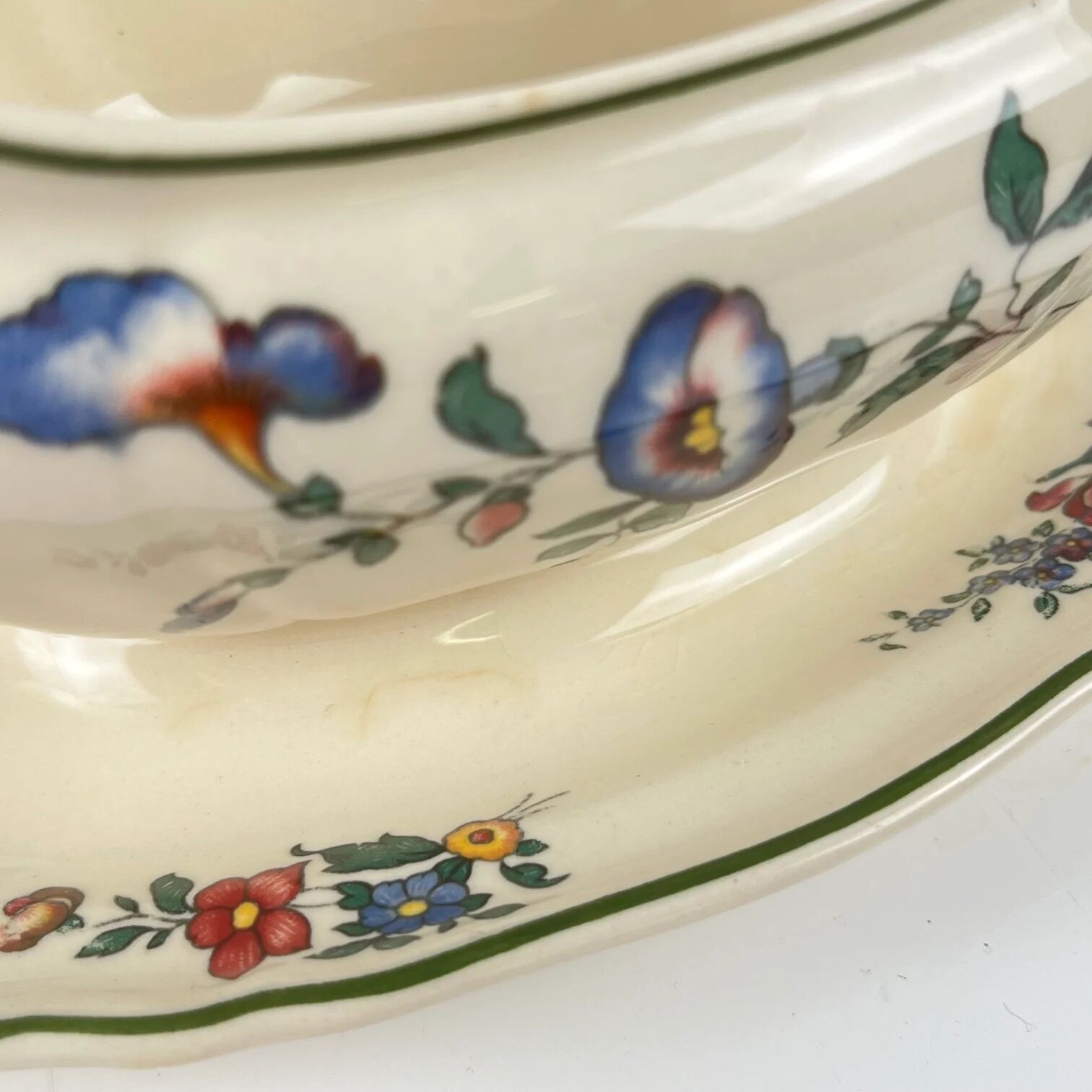 Sauceboat Villeroy & Boch "Old Strasbourg", 1940s/50s