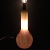 Vintage glass lamp foot Italy by Carlo Moretti