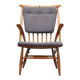 Chaise danoise en hêtre par  Illum Wikkelsø pour Niels Eilersen, années 1960