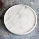 Gabriella – White Round Natural Marble Tray