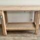 Workbench made of light wood