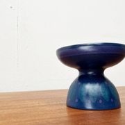 Vintage pottery candlestick from West Germany by KMK Keramik Manufaktur Kupfermühle, 1970s.