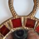 Glass and lead mirror by Irena Jaworska