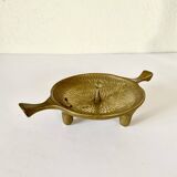 Solid brass candle holder, 1950