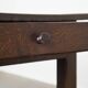 Early 19th-Century French Oak Dining Table with One Drawer
