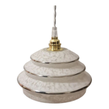 Art Deco period glass suspension in clichy glass