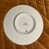 8 Plates J.L. Coquet Limoges - white Model Spirals