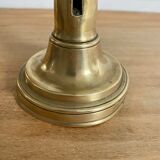 Nineteenth-century brass pull-out candle holder