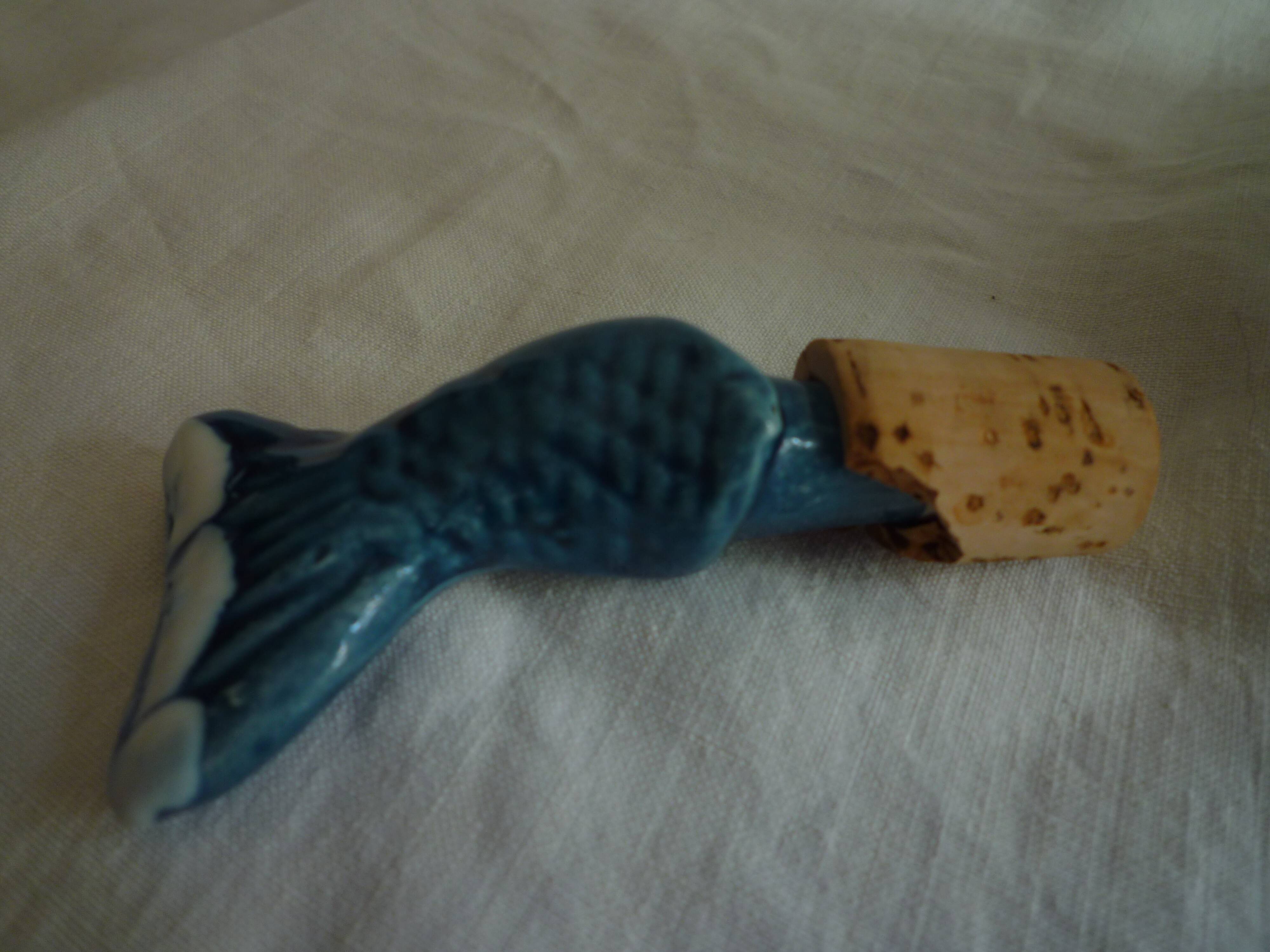 Fish liqueur service, 7 pièces