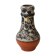 Vase allemand fat lava et orange émaillé