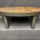 Sun coffee table in lava stone period 1960