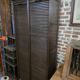 Old double curtained oak filing cabinet