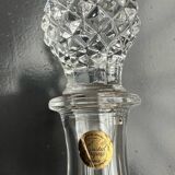 Cristal d'Arques carafe, Longchamps model, 1980s
