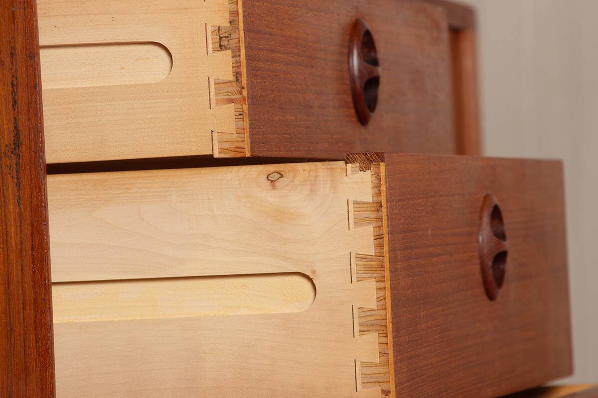 Danish teak sideboard model, Harry Østergaard, Randers Mobelfabrik 1960