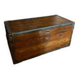 Old wooden trunk