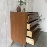 Vintage chest of drawers with tapered legs
