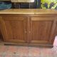 Buffet in Pitchpine, 2 doors, professional furniture.