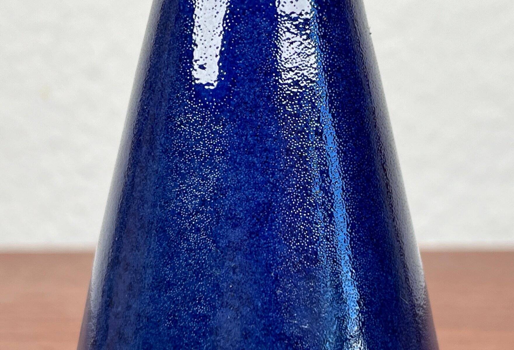 Mid-Century German Small Minimalist Studio Pottery Vase from BKW Böttger Keramik Wandsbek, Hamburg, 1960s
