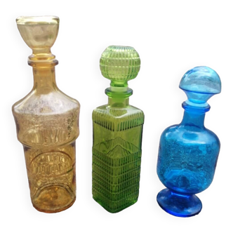 Set of 3 vintage bottles