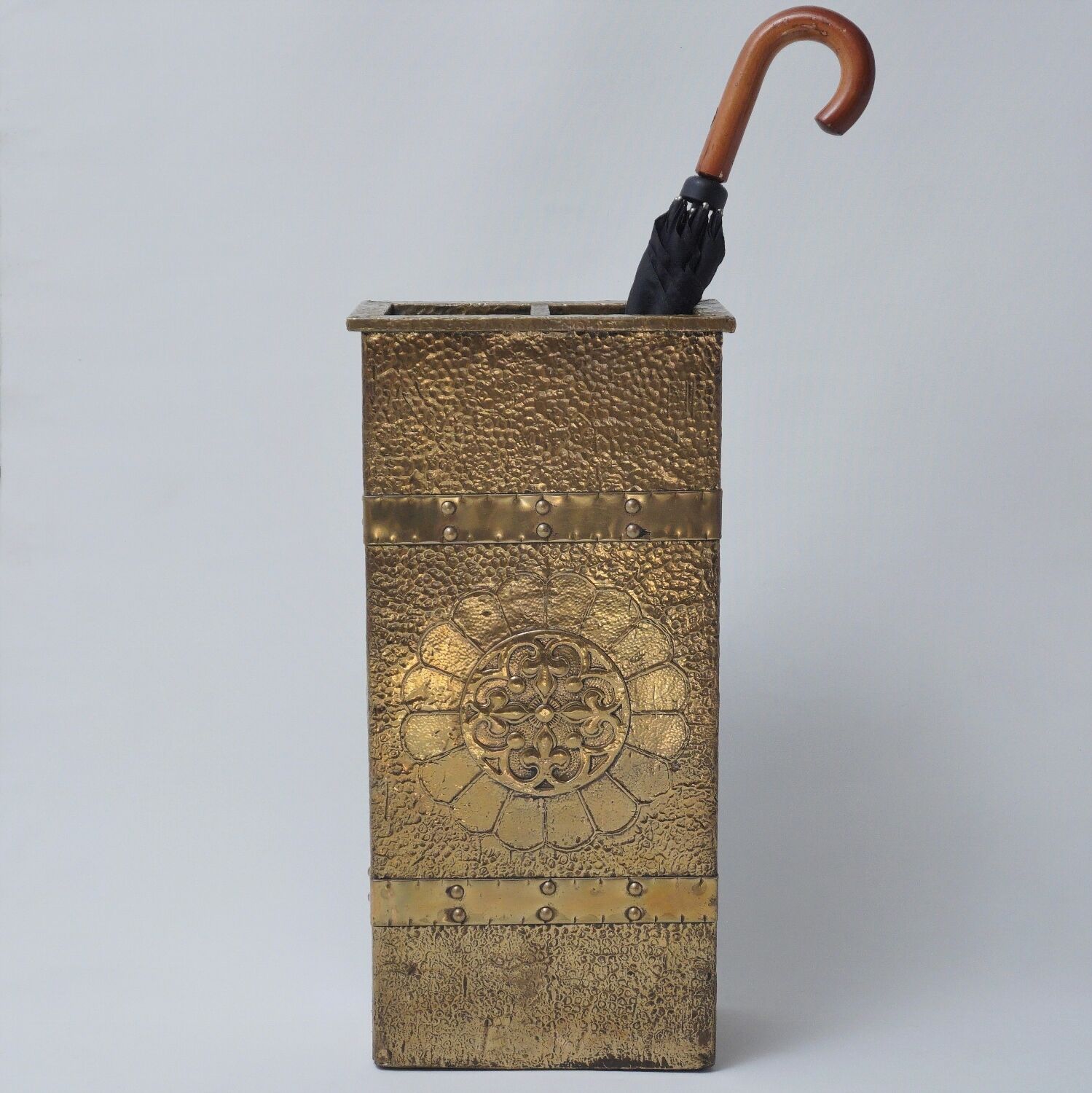 Support de parapluie, laiton, années 1890, anglais