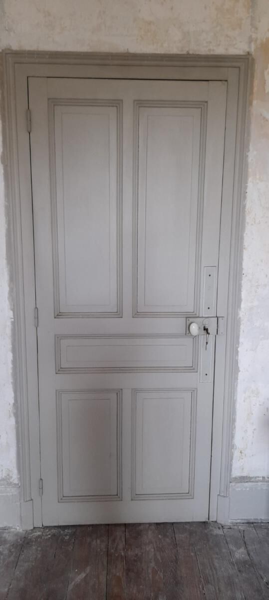 Old carpenter's interior door
