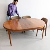 Extendable Dining Table by Ib Kofod-Larsen for Faarup Møbelfabrik 1960's