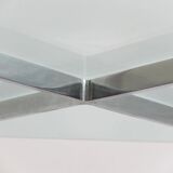 Glass 'Barcelona' coffee table by Mies Van Der Rohe for Knoll, 1929