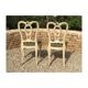 Pair of Louis XV style lay chairs