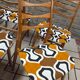 Set of 6 vintage Scandinavian chairs Bähre Mignon furniture 1960