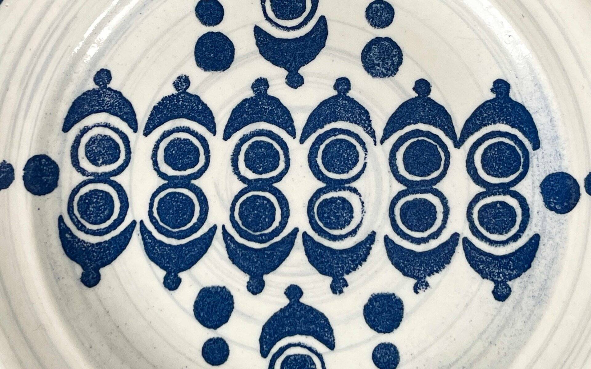 Mid-century German ceramic plates by Ceramano, 1960s, set of 4.